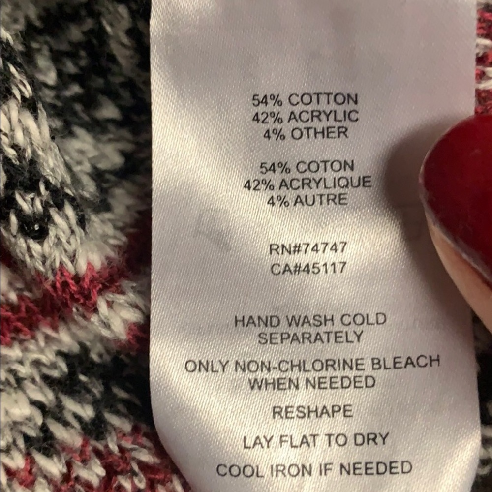 Gray knee length Cardigan with embellished border - Picture 4 of 4